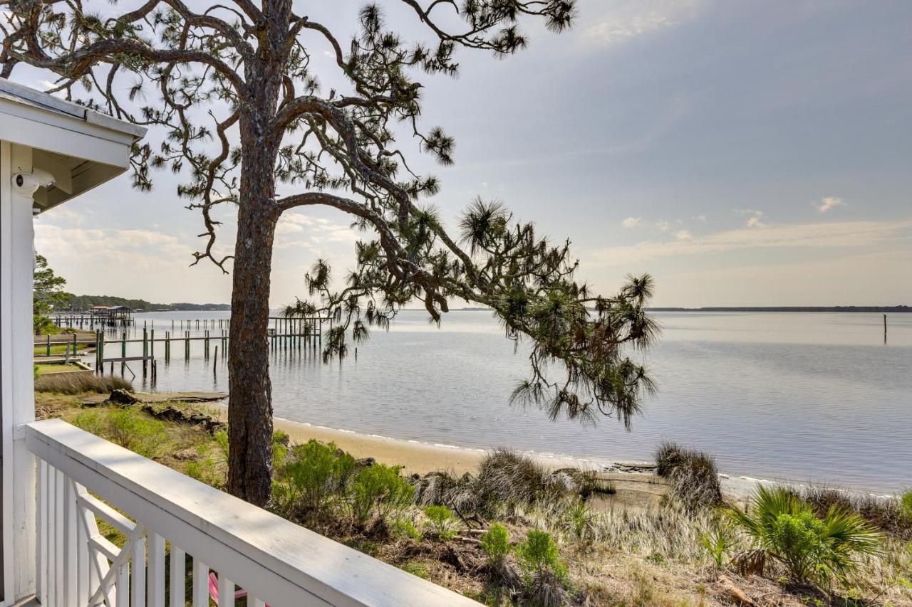 Waterfront Ochlockonee Bay Cottage With Views! Panacea Exterior photo